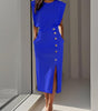 Robe Midi à Encolure Ronde pour Femmes - Emilia Lane