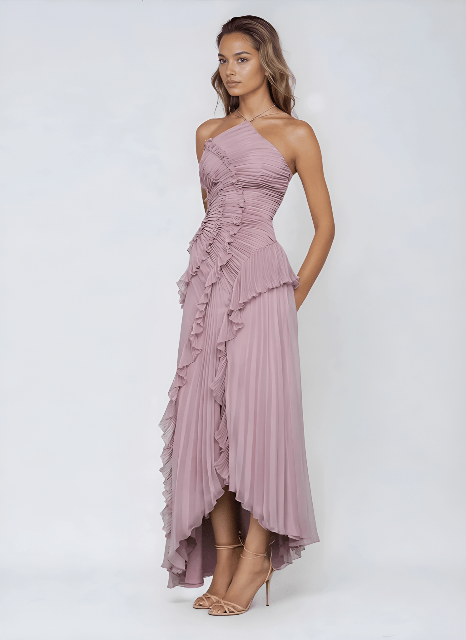 Robe Midi à Volants pour Femme | Idéale pour les Événements Spéciaux - Emilia Lane