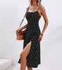 Robe Midi Camisole à Pois pour Femme | Idéale pour les Sorties - Emilia Lane