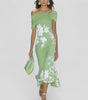 Robe midi imprimée pour femmes - Emilia Lane