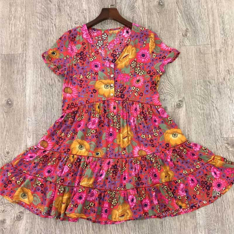 Robe Mini à Imprimé Floral pour Femmes - Emilia Lane