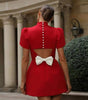 Robe Mini Rouge pour Femme - Emilia Lane