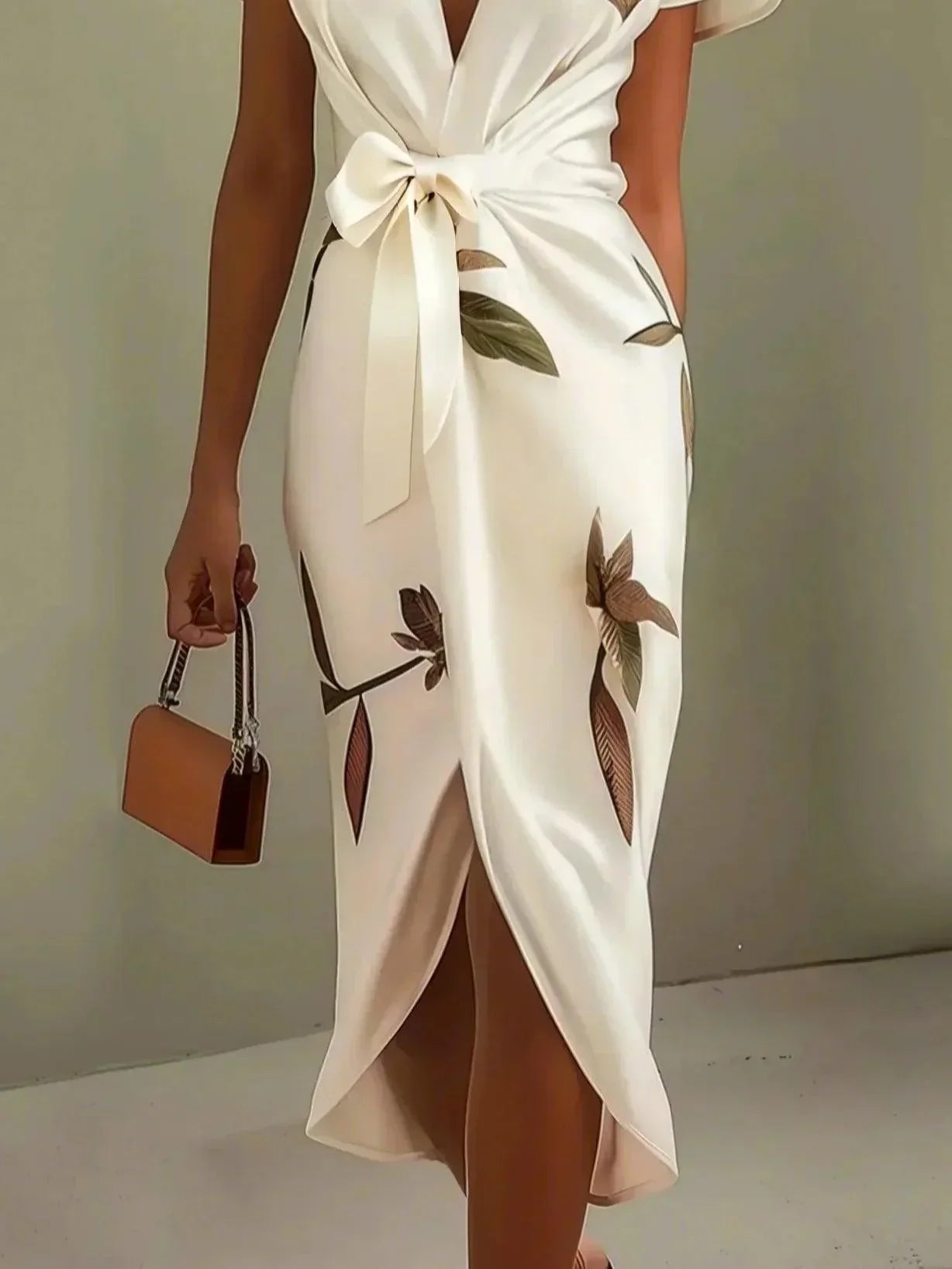 Robe Portefeuille Imprimée pour Femmes - Emilia Lane