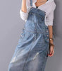 Robe Salopette Longue en Jean pour Femmes - Emilia Lane