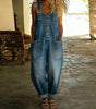 Salopette en Denim - Look avec Bretelles Réglables pour Femmes - Emilia Lane