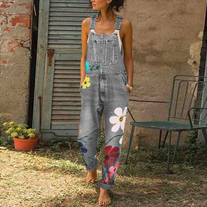Salopette en denim pour femmes - Emilia Lane