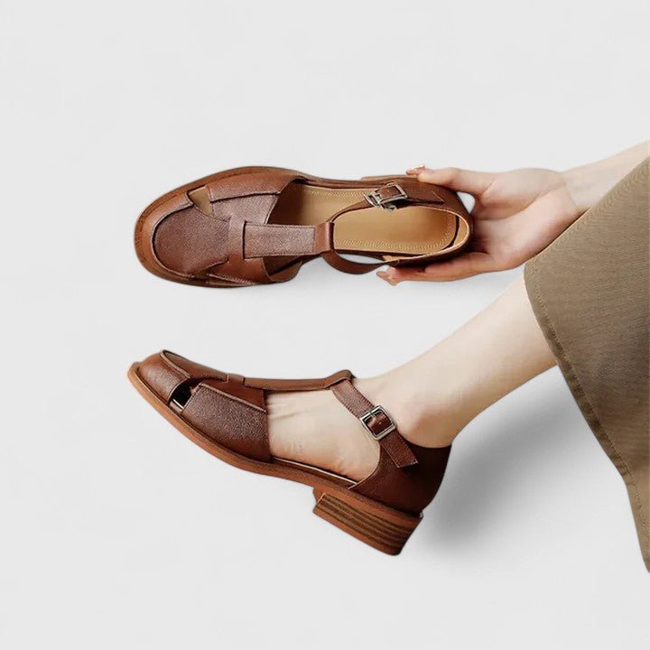 Sandales à talon bas pour femmes - Emilia Lane