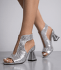 Sandales à Talon Épais Design Tissé pour Femmes - Emilia Lane