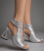 Sandales à Talon Épais Design Tissé pour Femmes - Emilia Lane