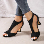 Sandales avec Tacco Bas et Suede pour Femme | Idéales pour l'Été - Emilia Lane
