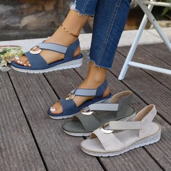 Sandales Confortables à Boucle pour Femme | Idéales pour l'Été - Emilia Lane
