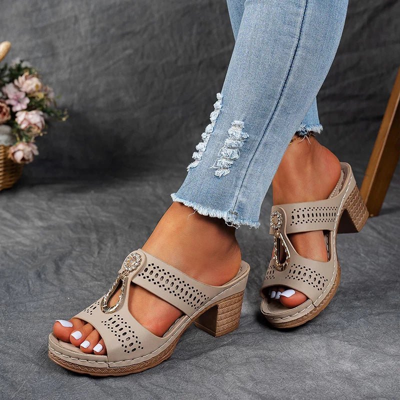 Sandales Orthopédiques à Talon pour Femmes - Emilia Lane