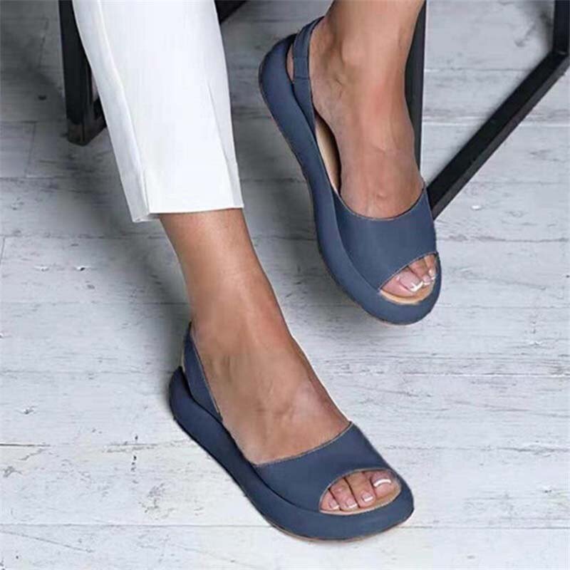 Sandales Ouvertes avec Bride Élastique pour Femme | Idéales pour l'Été - Emilia Lane