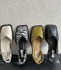 Sandales Slingback à Bout Carré pour Femme - Emilia Lane