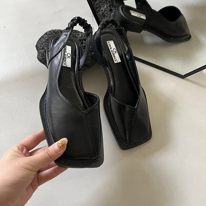 Sandales Slingback à Bout Carré pour Femme - Emilia Lane