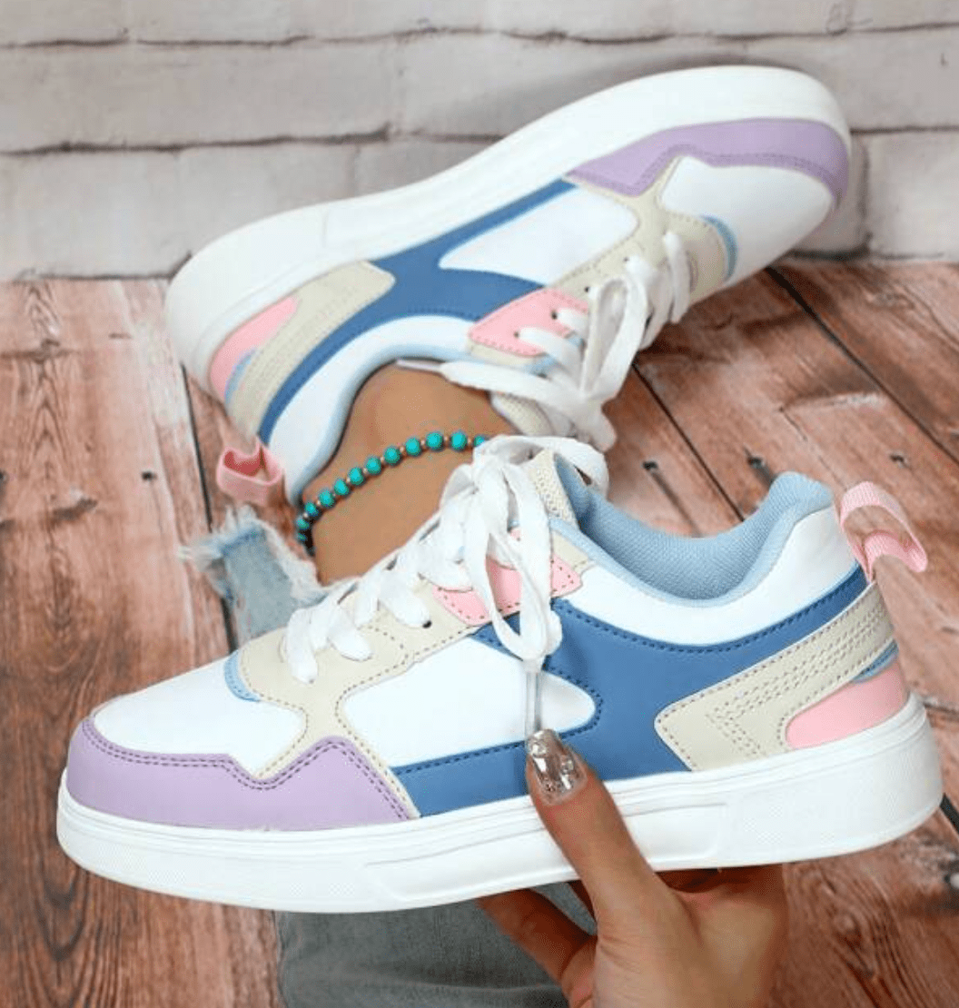 Sneakers avec Lacets Confortables pour Femmes - Emilia Lane