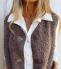Gilet Sans Manches en Polaire Sherpa pour Femme