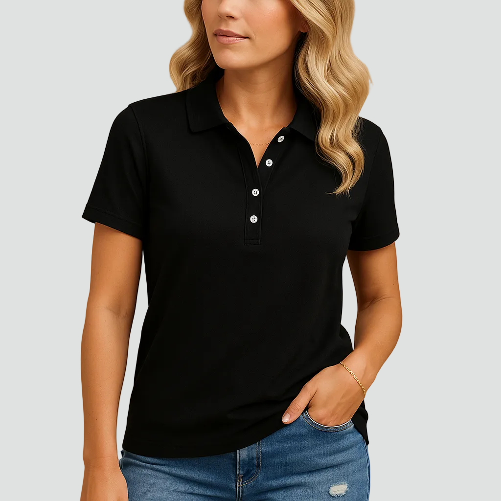 Polo Femme Casual Manches Courtes pour Femmes