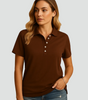 Polo Femme Casual Manches Courtes pour Femmes