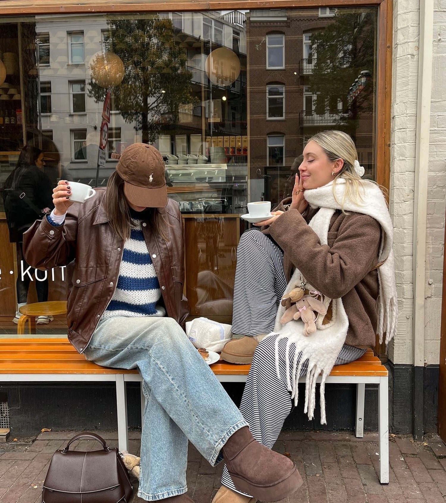 Cardigan Long à Rayures pour Femmes