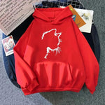 Sweat à Capuche Imprimé Chat Style Minimaliste pour Femmes - Emilia Lane