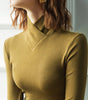 Sweater col montant croisé pour Femme - Emilia Lane