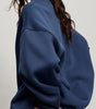 Sweatshirt Col Rond Oversize en Fleece pour Femme - Emilia Lane