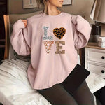 Sweatshirt imprimé léopard pour femmes - Emilia Lane