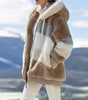 Veste Polaire Oversize à Capuche pour Femme