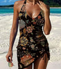 Tankini Graphique Imprimé et Short pour Femme - Emilia Lane