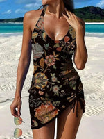 Tankini Graphique Imprimé et Short pour Femme - Emilia Lane