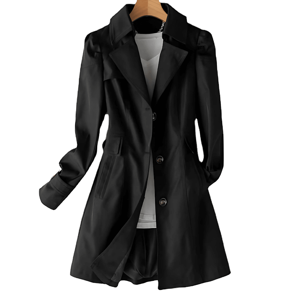Trench Coat Mi-Long pour Femme - Emilia Lane