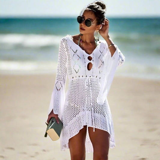 Tunique de plage en crochet pour femmes - Emilia Lane