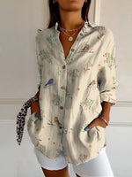 Chemise Longue Imprimée pour Femme | Idéale pour le Quotidien