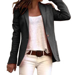 Blazer Long à Manches Longues pour Femmes