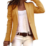 Blazer Long à Manches Longues pour Femmes