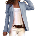 Blazer Long à Manches Longues pour Femmes