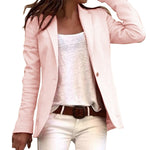 Blazer Long à Manches Longues pour Femmes