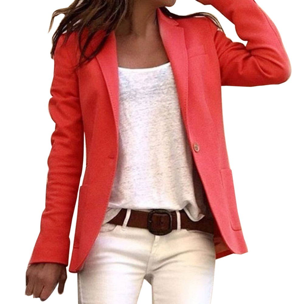 Blazer Long à Manches Longues pour Femmes