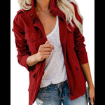 Veste à Col Revers en Coton pour Femme - Emilia Lane