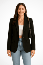 Veste Blazer Cardigan à Manches Longues pour Femmes - Emilia Lane