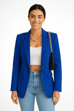 Veste Blazer Cardigan à Manches Longues pour Femmes - Emilia Lane
