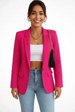 Veste Blazer Cardigan à Manches Longues pour Femmes - Emilia Lane