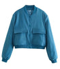 Veste Bomber à Col Montant pour Femme - Emilia Lane