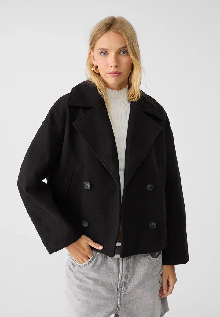 Veste courte à double boutonnage pour femme - Emilia Lane