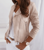 Veste Courte Perfecto en Suédine pour Femme - Emilia Lane