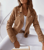Veste Courte Perfecto en Suédine pour Femme - Emilia Lane