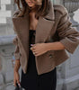 Veste droite en laine pour femmes - Emilia Lane