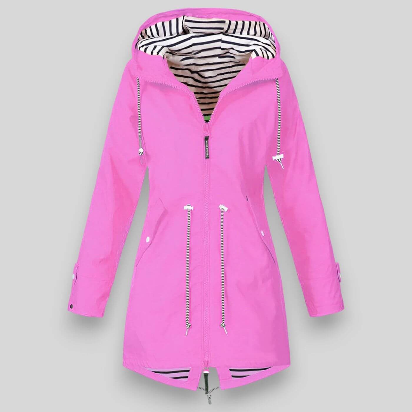 Veste Imperméable à Capuche et Cintrée pour Femme | Idéale pour le Quotidien - Emilia Lane