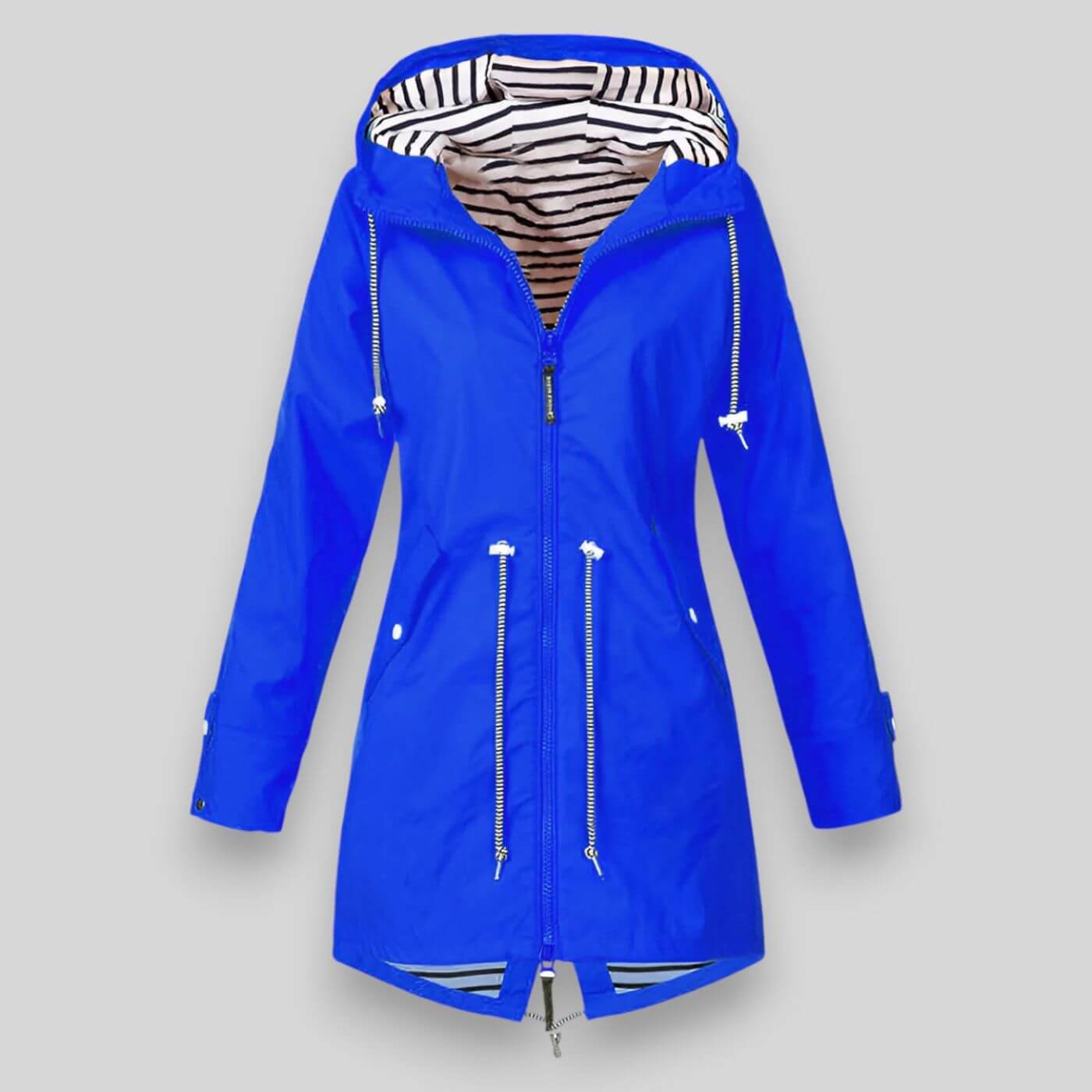 Veste Imperméable à Capuche et Cintrée pour Femme | Idéale pour le Quotidien - Emilia Lane